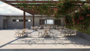 espacios preparados para la interacción y colaboración